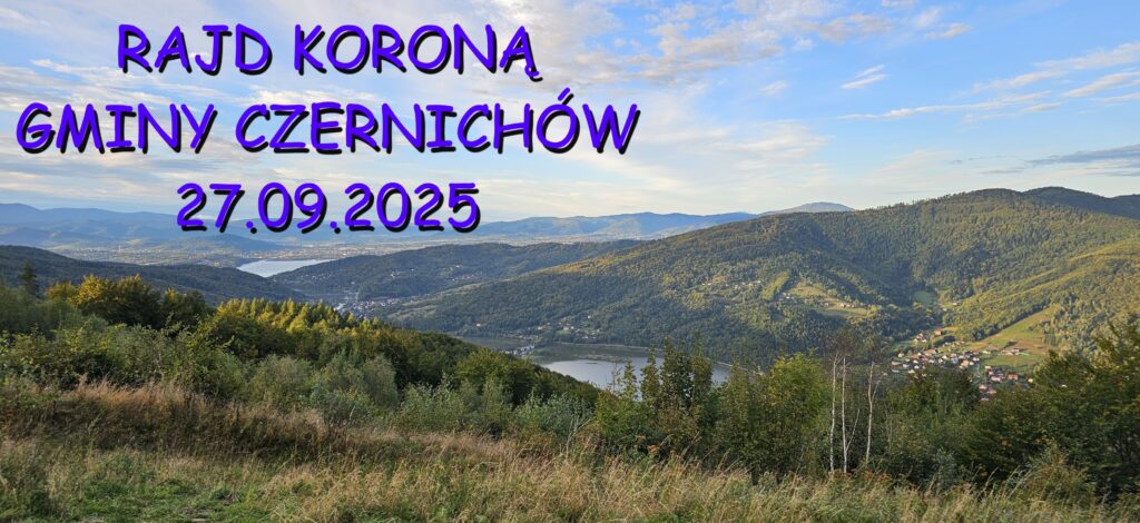 baner rajd koroną gminy czernichów 2025